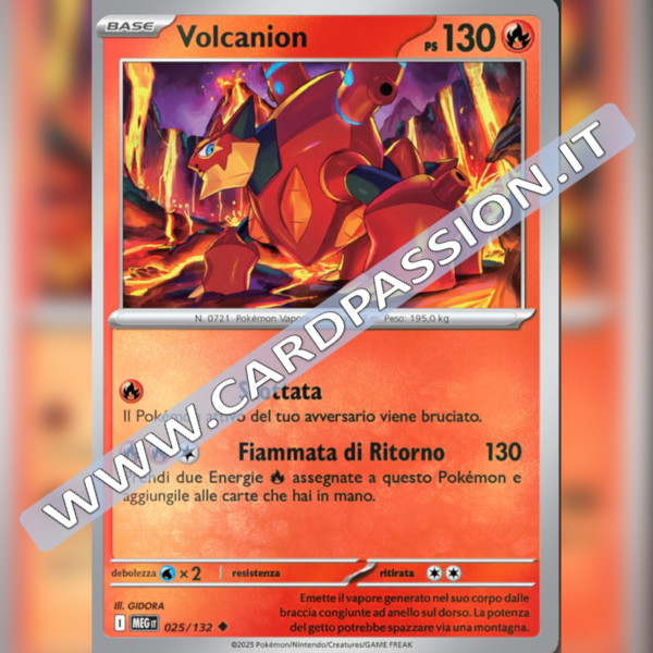 025/132 Volcanion Reverse | Megaevoluzione