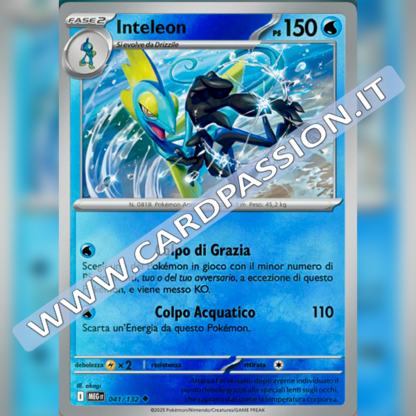 041/132 Inteleon Reverse | Megaevoluzione