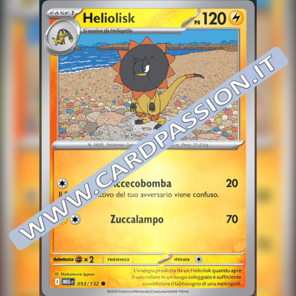 053/132 Heliolisk Reverse | Megaevoluzione