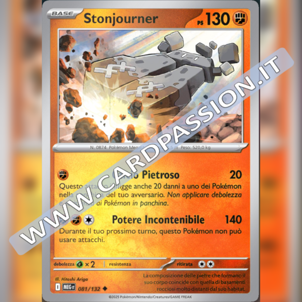 081/132 Stonjourner Reverse | Megaevoluzione