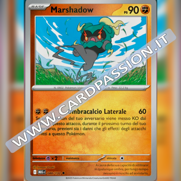 080/132 Marshadow Reverse | Megaevoluzione
