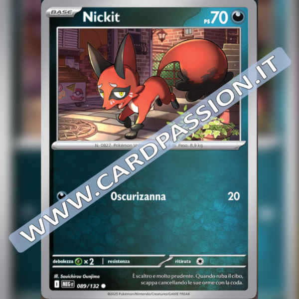 089/132 Nickit Reverse | Megaevoluzione