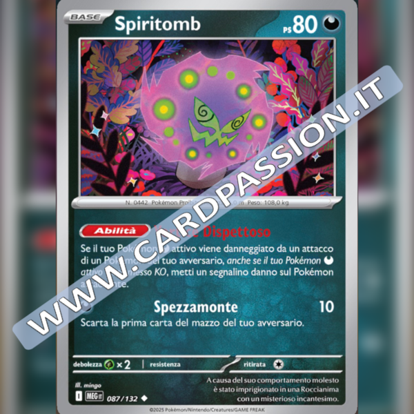 087/132 Spiritomb Reverse | Megaevoluzione