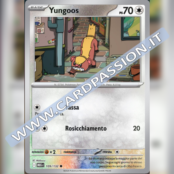 109/132 Yungoos Reverse | Megaevoluzione
