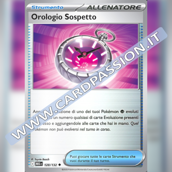 128/132 Orologio Sospetto Reverse | Megaevoluzione