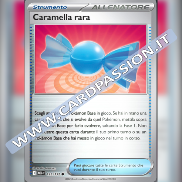125/132 Caramella Rara Reverse | Megaevoluzione