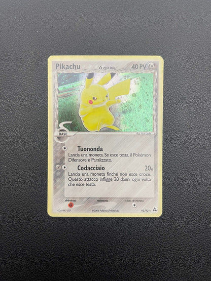 93/92 Pikachu Holo δ Specie Delta Mint | Ex La Leggenda di Mew (IT)