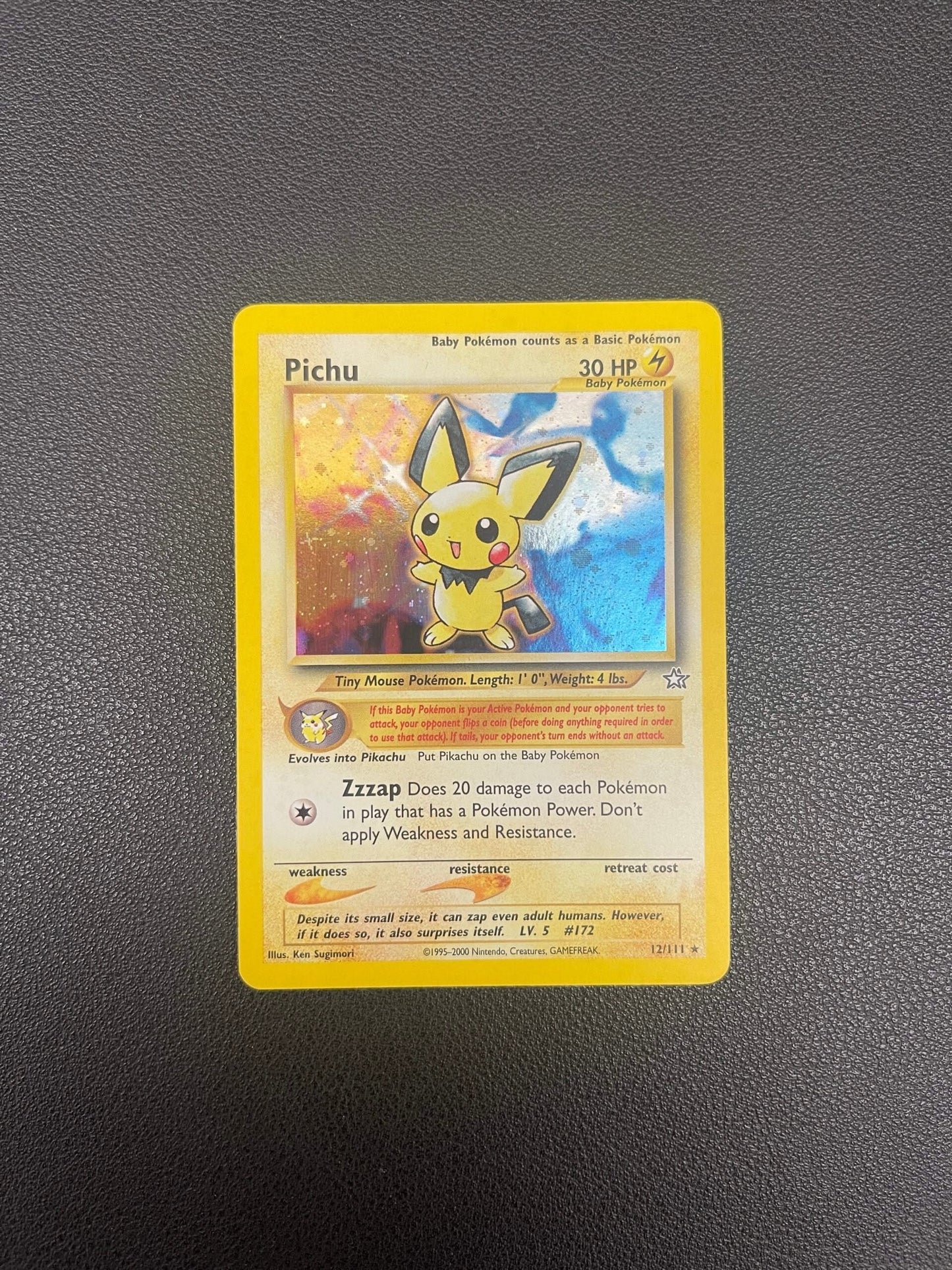 12/111 Pichu Holo Excellent + | Neo Genesis (IT) - Card Passion