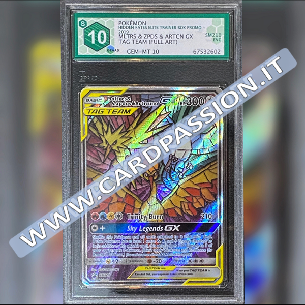 SM210 Moltres & Zapdos & Articuno GX - Black Star Promo - Card Passion