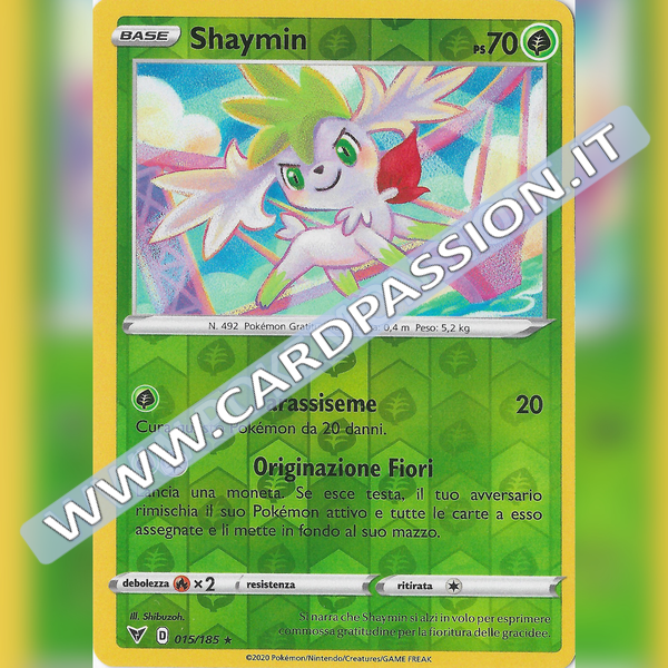 015/185 Shaymin Reverse | Voltaggio Sfolgorante - Card Passion