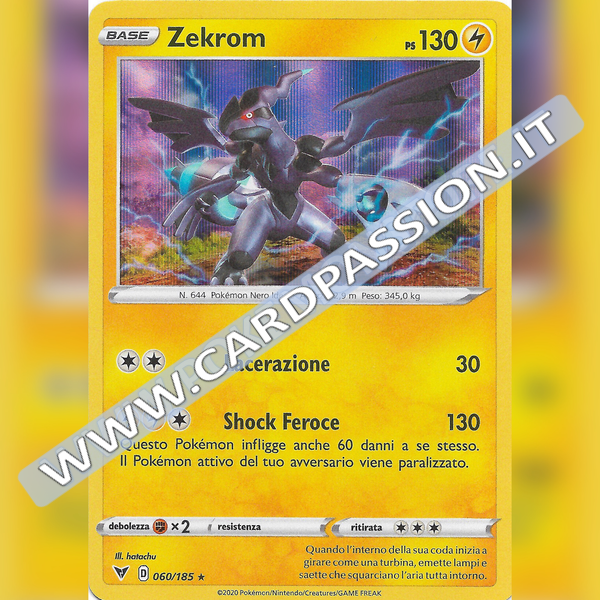 060/185 Zekrom Holo | Voltaggio Sfolgorante - Card Passion