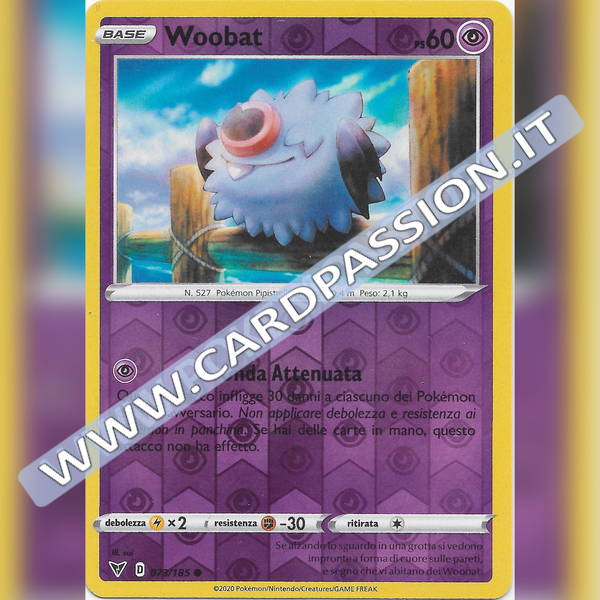073/185 Woobat Reverse | Voltaggio Sfolgorante - Card Passion
