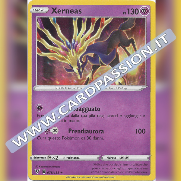 078/185 Xerneas Holo | Voltaggio Sfolgorante - Card Passion