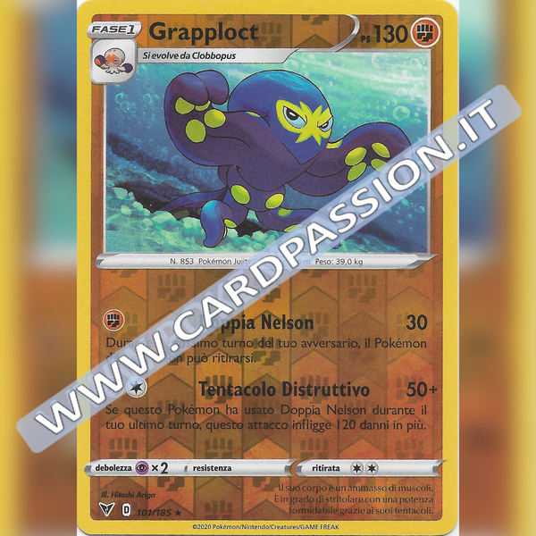 101/185 Grapploct Reverse | Voltaggio Sfolgorante - Card Passion