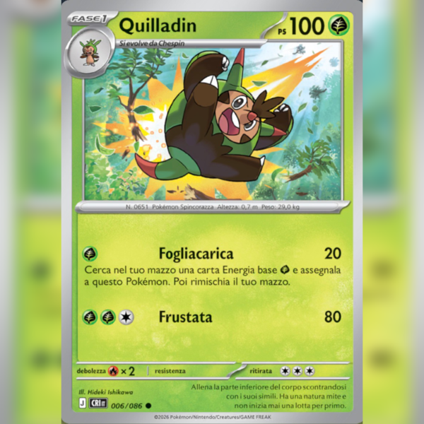 006/086 Quilladin | Caos Nascente