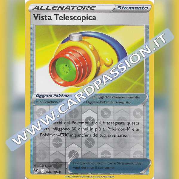160/185 Vista Telescopica Reverse | Voltaggio Sfolgorante - Card Passion