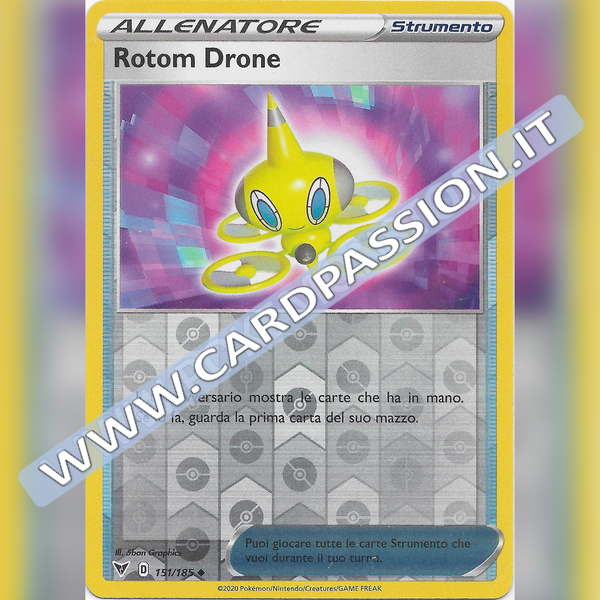 151/185 Rotom Drone Reverse | Voltaggio Sfolgorante - Card Passion