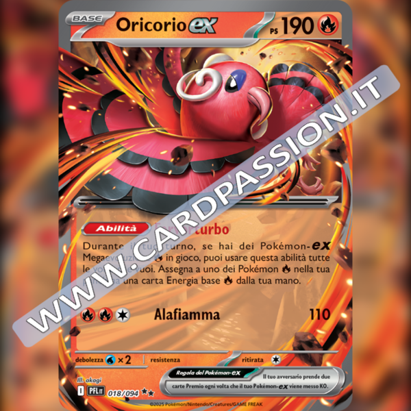 018/094 Oricorio ex | Fiamme Spettrali