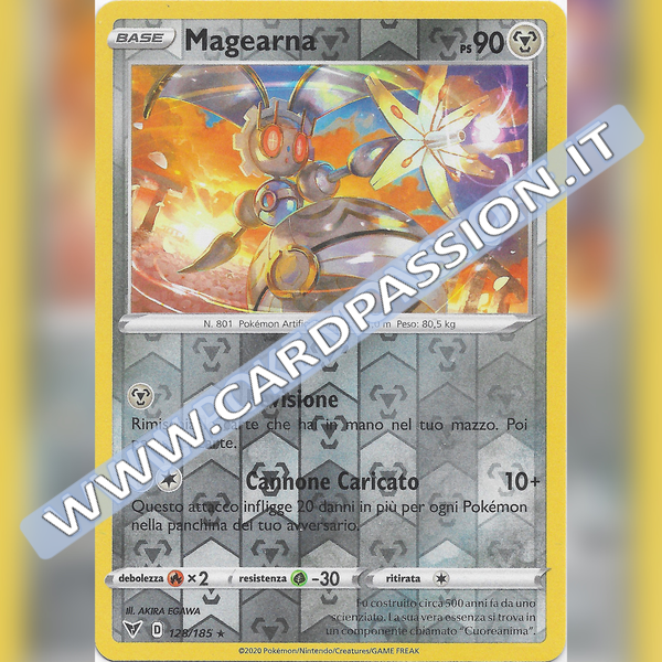 128/185 Magearna Reverse | Voltaggio Sfolgorante - Card Passion