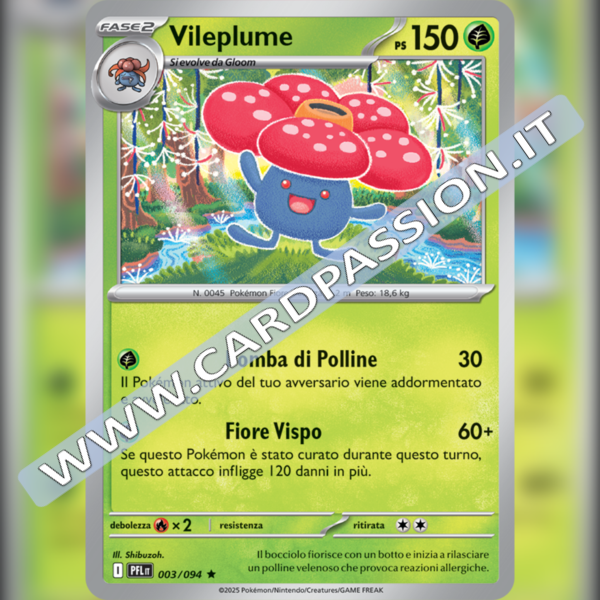 003/094 Vileplume Holo | Fiamme Spettrali