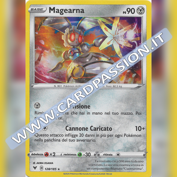 128/185 Magearna Holo | Voltaggio Sfolgorante - Card Passion
