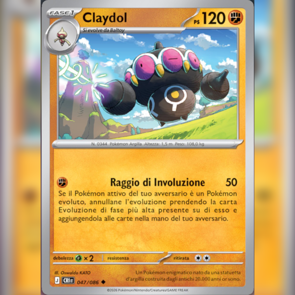 047/086 Claydol | Caos Nascente