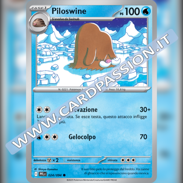 024/094 Piloswine | Fiamme Spettrali