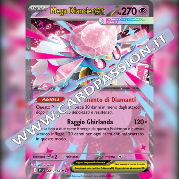 041/094 Mega Diancie ex | Fiamme Spettrali