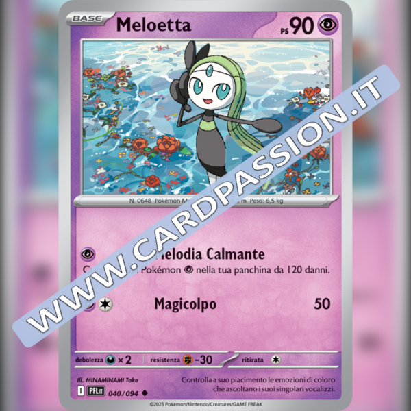 040/094 Meloetta | Fiamme Spettrali