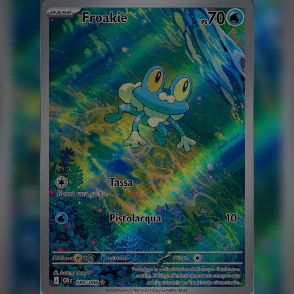 088/086 Froakie Illustrazione Rara | Caos Nascente