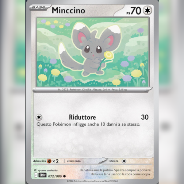 072/086 Minccino | Caos Nascente
