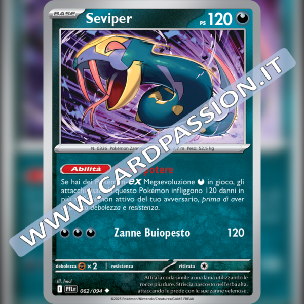 062/094 Seviper | Fiamme Spettrali