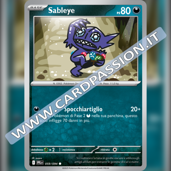 059/094 Sableye | Fiamme Spettrali