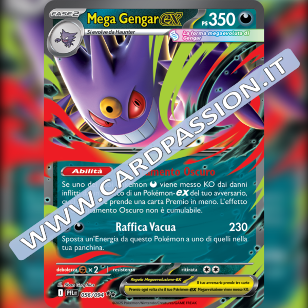 056/094 Mega Gengar ex | Fiamme Spettrali