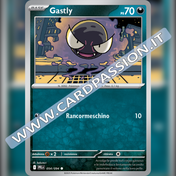 054/094 Gastly | Fiamme Spettrali