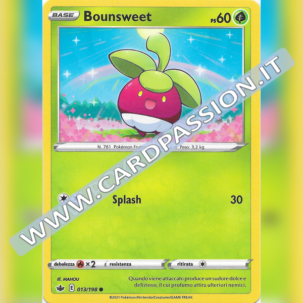 013/198 Bounsweet | Regno Glaciale - Card Passion