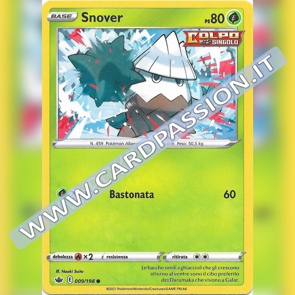009/198 Snover | Regno Glaciale - Card Passion