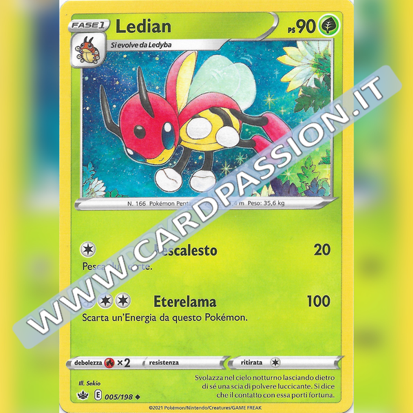 005/198 Ledian | Regno Glaciale - Card Passion