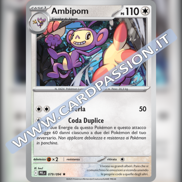079/094 Ambipom Holo | Fiamme Spettrali