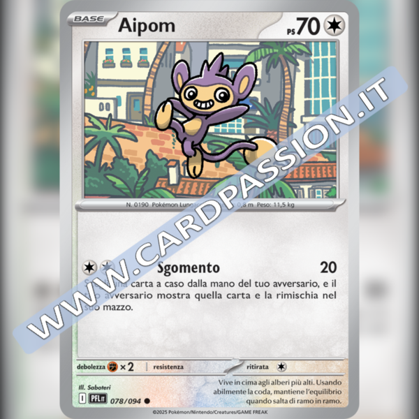 078/094 Aipom | Fiamme Spettrali