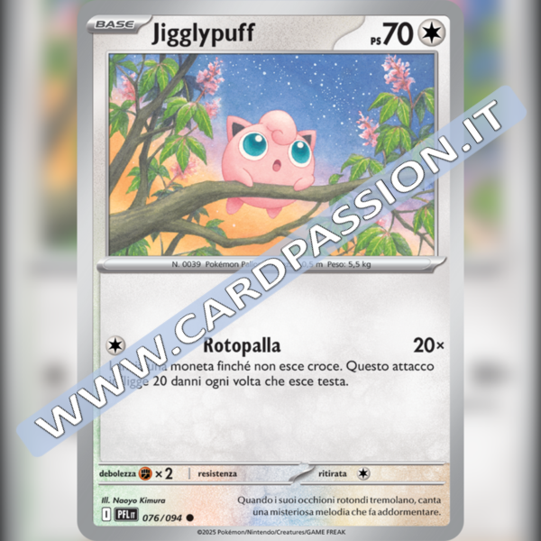 076/094 Jigglypuff | Fiamme Spettrali
