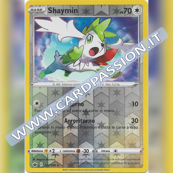 123/198 Shaymin Reverse | Regno Glaciale - Card Passion