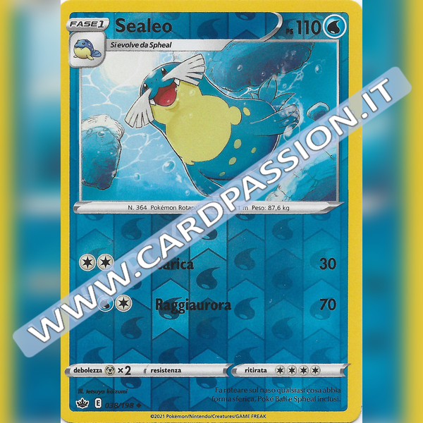 038/198 Sealeo Reverse | Regno Glaciale - Card Passion