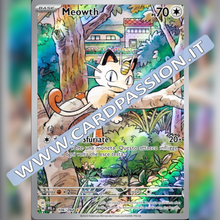 106/094 Meowth Illustrazione Rara | Fiamme Spettrali