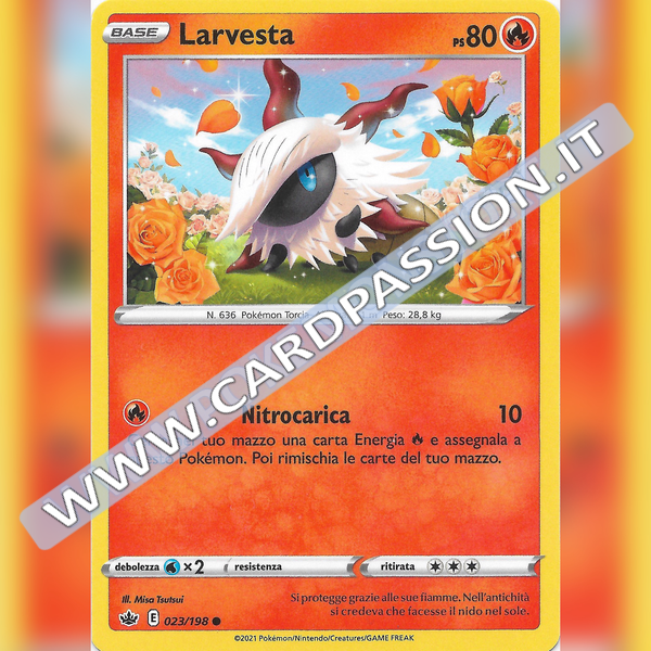 023/198 Larvesta | Regno Glaciale - Card Passion