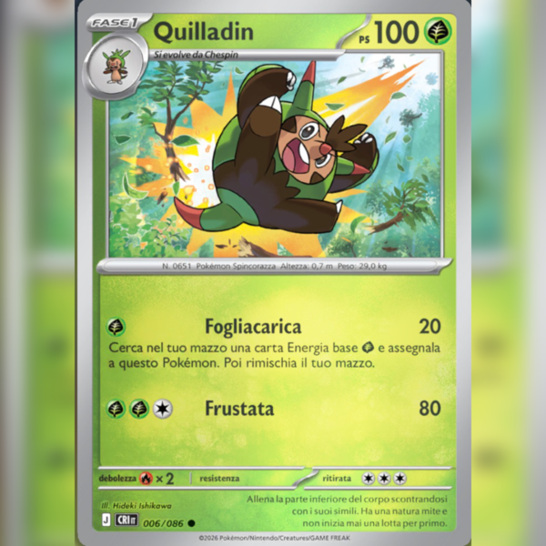 006/086 Quilladin Reverse | Caos Nascente