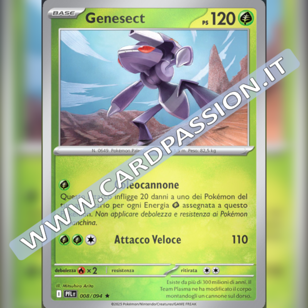 008/094 Genesect Reverse | Fiamme Spettrali