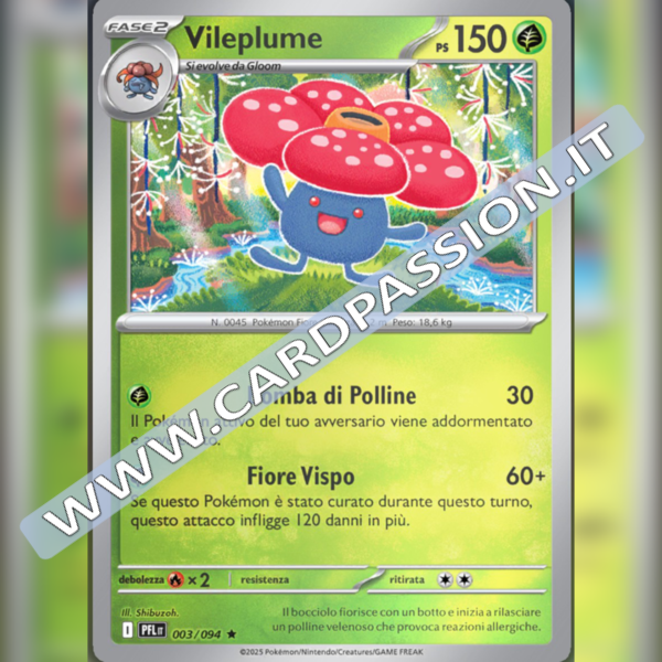 003/094 Vileplume Reverse | Fiamme Spettrali