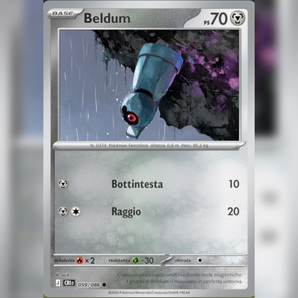 059/086 Beldum Reverse | Caos Nascente