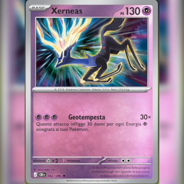 042/086 Xerneas Reverse | Caos Nascente